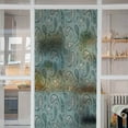 thumbnail image 2 of Decorative lass Sticker Privacy Window Films Paisley Oriental n Pattern 23.6" x 39" Modern Art 3D lass Window Sticker PVC, 2 of 6