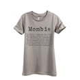 thumbnail image 1 of Thread Tank Mombie Women's Fashion Relaxed Crewneck T-Shirt Tee Heather Tan X-Large, 1 of 1