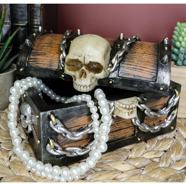  Robbstark Halloween Skulls Beads Necklaces Pirate Skull  Necklace Party Favors (12 Pcs) : Toys & Games