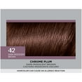 thumbnail image 3 of L'Oreal Paris Feria Multi-Faceted Shimmering Permanent Hair Color, 42 Chrome Plum, Dark Iridescent Brown, 1 Kit, 3 of 8