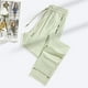 thumbnail image 2 of Pantalones de chándal unisex con estampado floral y cintura elástica - Estilo informal holgado, material de poliéster suave, múltiples tallas para hombre/mujer, 2 of 3