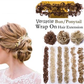 S Noilite Messy Hair Bun Extensions Chignons Hair Ponytail