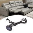thumbnail image 3 of Wheelchair Hand Controller, 2 USB Port US Plug 100-240V Electric Sofa Recliner Controller Wear Proof ABS PVC  for DIY, 3 of 8