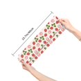 thumbnail image 2 of Cauagu Strawberries And Leaf Pattern Fun Novelty Crew Socks,Casual Athletic Socks Neutral Socks Cozy Crew Socks Christmas Gift, 2 of 7
