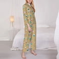 thumbnail image 3 of Vsdgher Chemistry Class Pajamas Set Long Sleeve Sleepwear Womens Button Down Nightwear Pj Sets-Small, 3 of 7