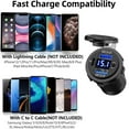 thumbnail image 6 of Universal Car Charger with Voltmeter 55W PD & QC3.0, Durable for All Vehicles, 6 of 9