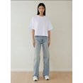 thumbnail image 3 of Oversized Crew Neck Cotton T-Shirt, 3 of 5