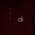 thumbnail image 3 of Calvin Klein Womens 2 Piece Fleece Pajama Set (Maroon/Logo Print, Small), 3 of 4