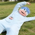 thumbnail image 7 of Big Mouth Monster Pajamas，Funny Halloween Onesies Monster Costumefuzzy Onesie Matching Winter Onesies Pajamas, 7 of 7