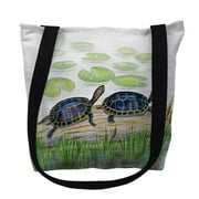 13 x 13 in. Two Turtles Tote Bag - Small