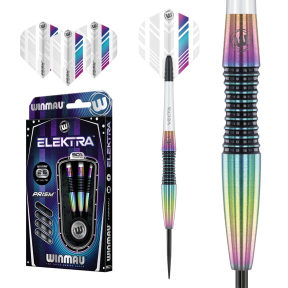 Winmau Elektra Steel Tip Darts 26g