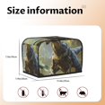 thumbnail image 5 of Fotbe Ferocious Dinosaur for Two Slice Toaster Cover, Fingerprint Protector, Super Soft Appliance Cover And Dust Cover,Bread Dust Cover & Fingerprint Protection, 5 of 7