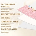 thumbnail image 6 of Peel and Stick Wallpaper Delicate White Floral Soft Pink Wall Mural 17.7in x 9.8ft Self Adhesive Removable Wall Paper Renter Friendly Wallpaper for Nursery Bedroom Cabinets, 6 of 8
