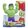 thumbnail image 3 of Marvel Spidey and His Amazing Friends Power Smash Hulk Action Figure, Preschool Toys, 3 of 13
