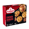 thumbnail image 1 of FLAMINGO CHICKEN BURGERS, Chicken Burgers non-breaded, Raw, 1 of 1