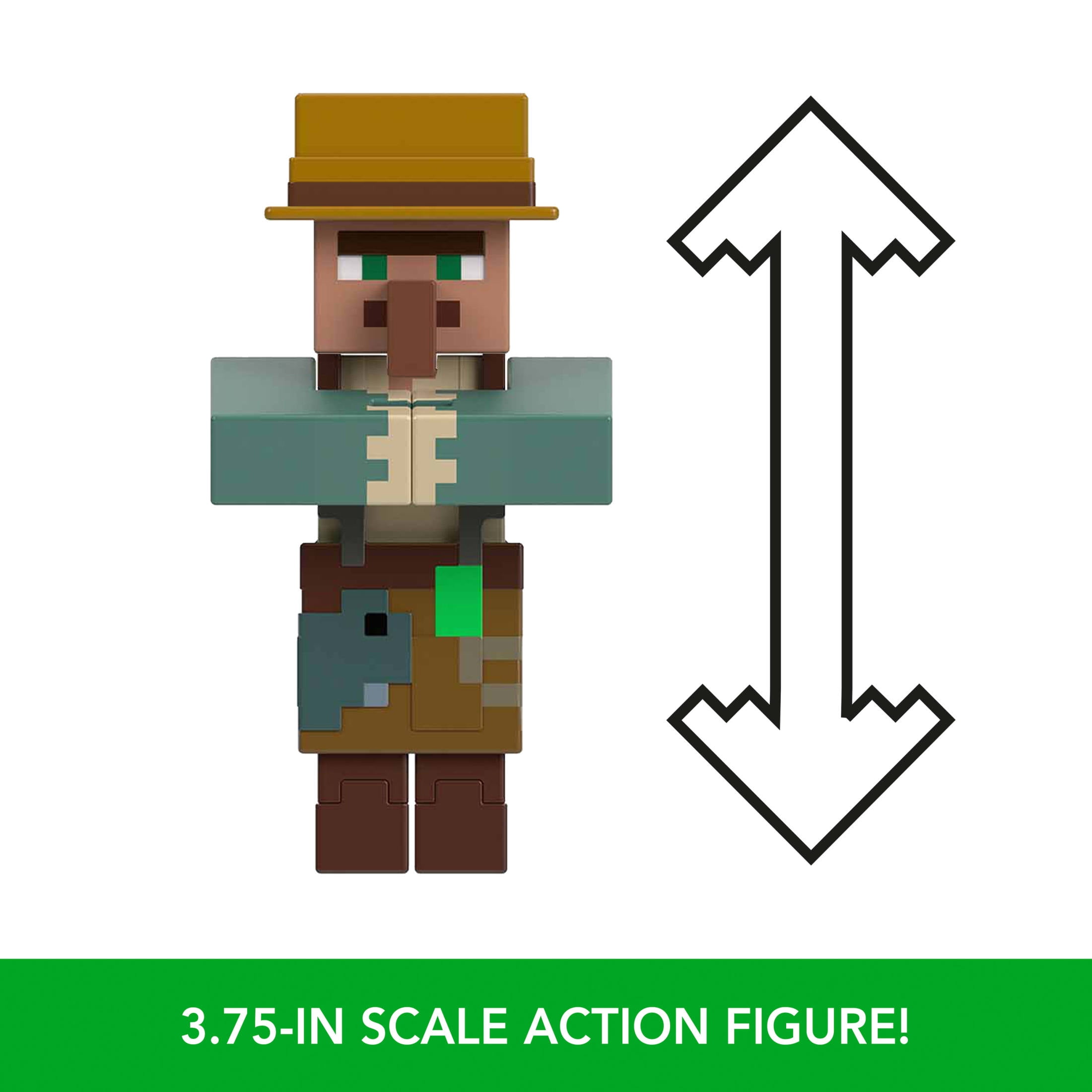 Minecraft Action Figures & Accessories 2-Pack, 3.25-inch Scale Collectible Sets (Characters May Vary)