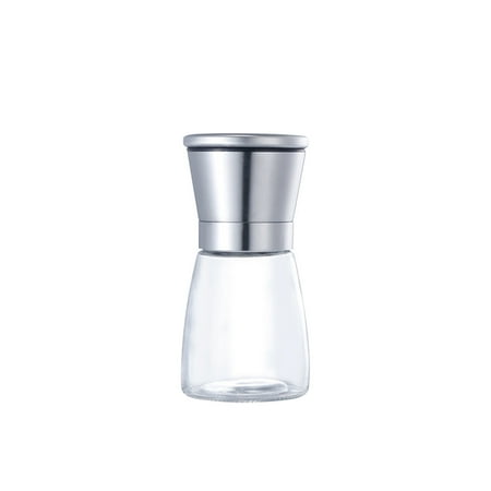 

food processors kitchen appliances gadgets chopper storage mini Stainless Steel Pepper Grinder Bottle Manual Grinder Bottle (Tall And Short )