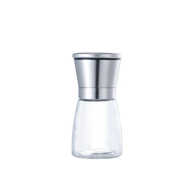 Agiferg Stainless Steel Pepper Grinder Bottle Manual Grinder Bottle (Tall And Short )