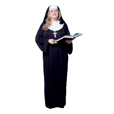 Plus Size Nun Womens Costume