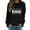 Black, variant on WCJM Valentine's Day Sweatshirt for Women Cute Valentine Sweatshirt Comfortable Pullover Gifts for Girlfriend Cute Love Heart Graphic Hoodie Long Distance Valentine's Gifts