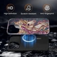 thumbnail image 3 of Magnetic Case for iPhone 16 Pro Max, Compatible with Magsafe Hybrid Heavy Duty 2 In 1 Full Body Rugged Shockproof Protection Glossy Case for iPhone 16 Pro Max Celestial Unicorn Sun Stained Glass, 3 of 7
