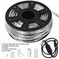 thumbnail image 2 of Costway 100' 2 Wire LED Rope Light Christmas Decorative Party In/Outdoor 110V Warm, 2 of 9