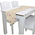 thumbnail image 3 of SKYSONIC Table Runner Smiling Cow Milk Bottle Washable Table Cloth Runner for Holiday Home Wedding Table Top Decoration 13x90 Inches, 3 of 5