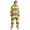 Rainbow, variant on 6436-10492-S #FollowMe Jumpsuit Adult Bodysuit Pajamas (Tie Dye, X-Large)