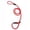 Red, variant on Moonsky Heavy Duty No-pull Pet Slip Lead Leash Adjustable Training Rope 0.24in Nylon Dog Leash for Outdoor Walk, Black