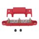 thumbnail image 2 of Bloque de distribución de energía, 150A 10 Terminal Bus Bar Bloque de distribución de energía de batería con cubierta 1/4in Studs M8 Tornillos para RV Boat(positive), 2 of 5