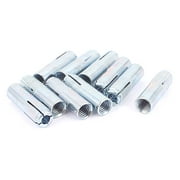 10 Pcs 40mm Long Metal M10 Threaded Expansion Bolt Sleeve Anchors Tool