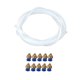 thumbnail image 1 of 10 Uds Pc4-m6 conector de ajuste de empuje de tubo Pefe neumático recto macho Afortunado Sencillez, 1 of 5