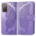 thumbnail image 2 of Dteck Case for Samsung Galaxy S20 FE(6.5 inches),Butterfly Patterned Magnetic Leather Wallet Card Holder Flip Cover Protective Shockproof Kickstand S20 FE 5G Phone Case ,Lightblue, 2 of 5