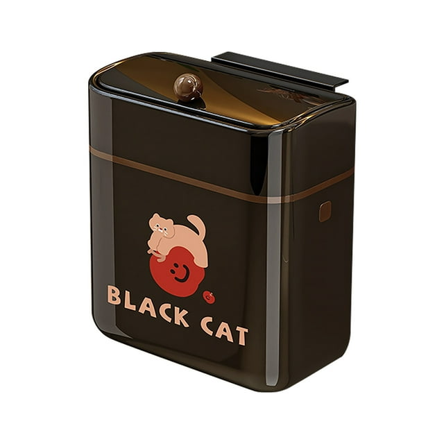 JJKBVCLO Kitchen Wall Mounted Trash Can Small Space Saving Under Cabinet Waste For Countertop Organizer Plastic