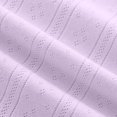 thumbnail image 6 of Mlzmgr Boys Girls Infant Clothes Short Sleeve Crew Neck Comfy Lightweight Toddler Romper Summer Casual Newborn Jumpsuit(0-3 Months,Purple), 6 of 7
