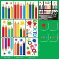 thumbnail image 4 of Colorful Back To School Pencil Window Clings - Reusable Double-Sided Stickers Home Decoration Stickers & Posters, 4 of 6