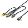 thumbnail image 1 of DP to USB C, 4K@60Hz, Video cable, Touch-enabled, Compatible with Nreal Xreal, L, Notebooks, Monitors, VR Headsets, Consoles, 1 of 4