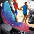 thumbnail image 4 of Chririnla Car Seat Towel Cover, Compatible with Truck Seat Van, Terry Cloth Car Seat Cover for SUVs Cars Sweat Absorbed, Gradient Galaxy Gold Star, 4 of 7