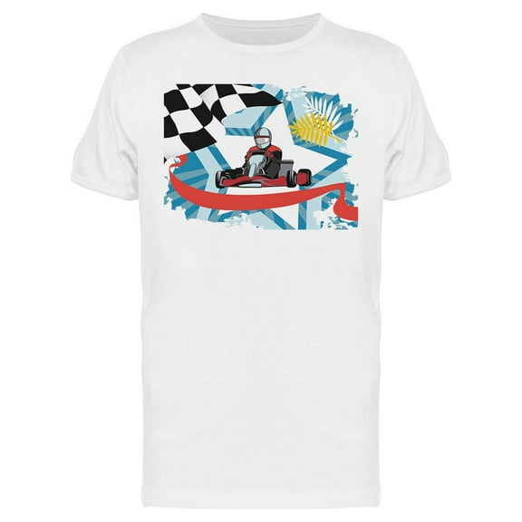 Karting Layout T-Shirt Men -Image by Shutterstock, Male Small