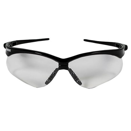 Ansell Protective Products Kleenguard Nemisis Clear Uncoated Lens Black Frame Safety Glass
