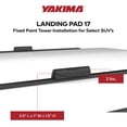 thumbnail image 4 of YAKIMA Landing Pad 17 Fixed Point for Select 2015+ Chevy/GMC/Cadillac SUV, 4 of 12