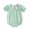 Green, variant on Okbabeha Easter Newborn Infant Baby Girl Bubble Romper Plaid Bunny Embroidery Puff Long Sleeve Clothes