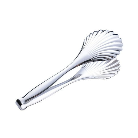 

Stainless Steel Food Flipping Tongs Dessert Clips for BBQ Pizza Bread Fish