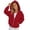 czb# Red200, variant on CUZIBR Girls Zip Up Hooded Sweatshirt Solid Color Casual Loose Fit Outerwear With Pockets Hoodie Jacket For Kids Basic Fall Lightweight Comfortable Daily Wear,Beige,6-7 Years