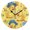 Black, variant on Cute Ducks Wearing Hats Round Wall Clock Silent Analog Battery Operated Black Pointer Home Decor 9.84" Diameter