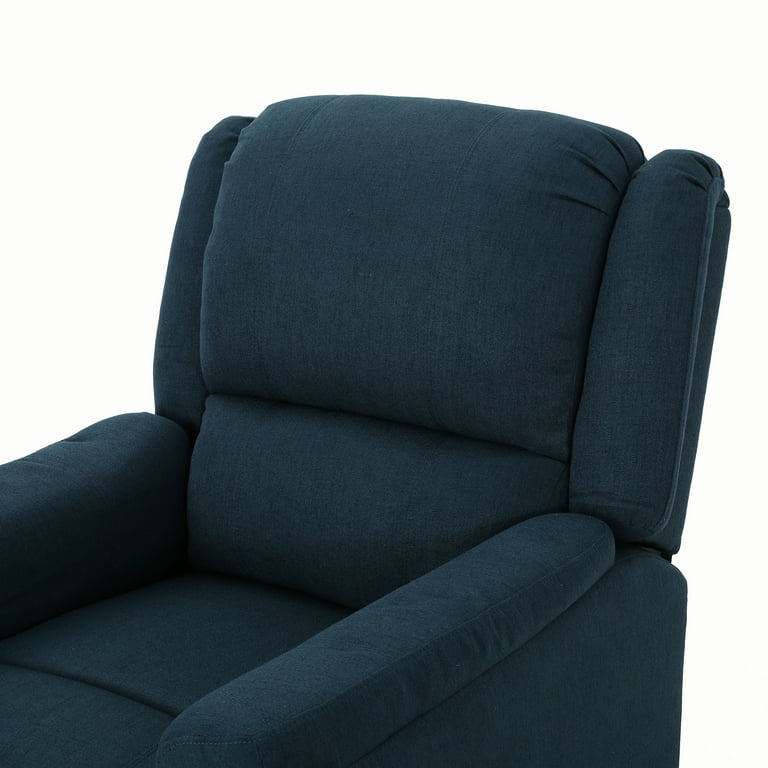 Navy blue glider recliner sale