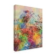 thumbnail image 2 of Trademark Fine Art 'Cape Town South Africa City Street Watercolor Map' Canvas Art by Michael Tompsett, 2 of 4