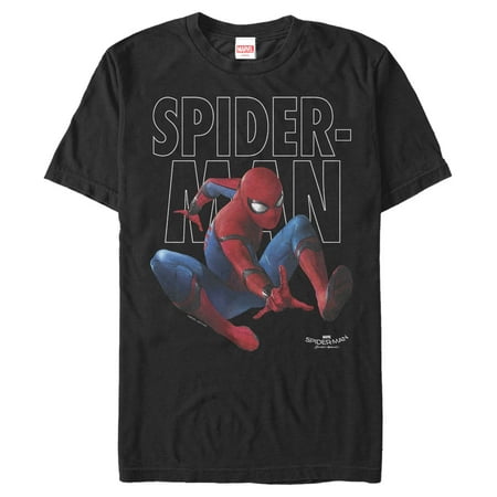 Men's Marvel Spider-Man: Homecoming Jump Graphic Tee Black 3X Large