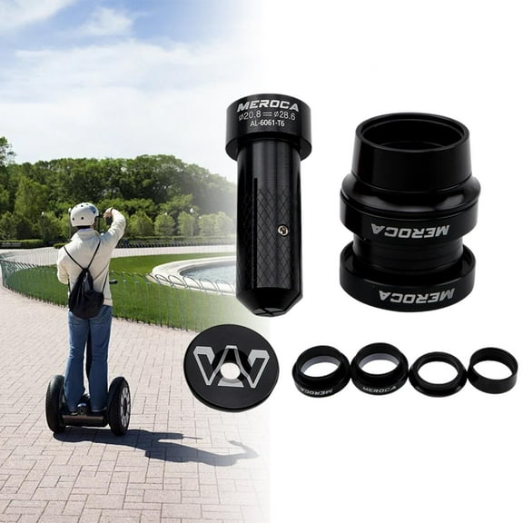 Balance Headset Aluminum Alloy, 20.8mm Convert 28.6mm, Headsets Bowl Bikes, , Black