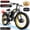 Black-Yellow, variant on (US in Stock) 5000W Peak Dual Motor Electric Bike for Adults , 60V 25AH Removable Battery Ebike , 45-50MPH AWD 21-Speed Mountain E-Bike with 26" x 4.0 Fat Tire, Off-Road Snow EBikes